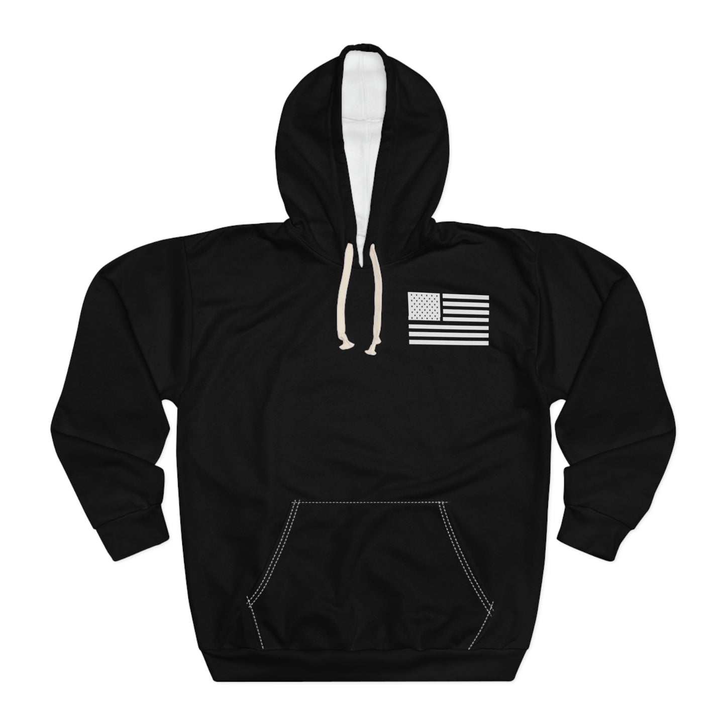 America The Free - Flag Black Hoodie
