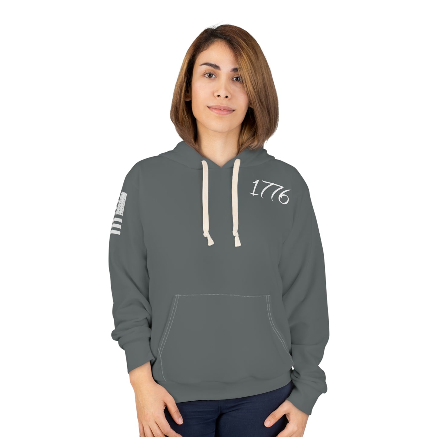 1776 - We The People Dark Grey Hoodie