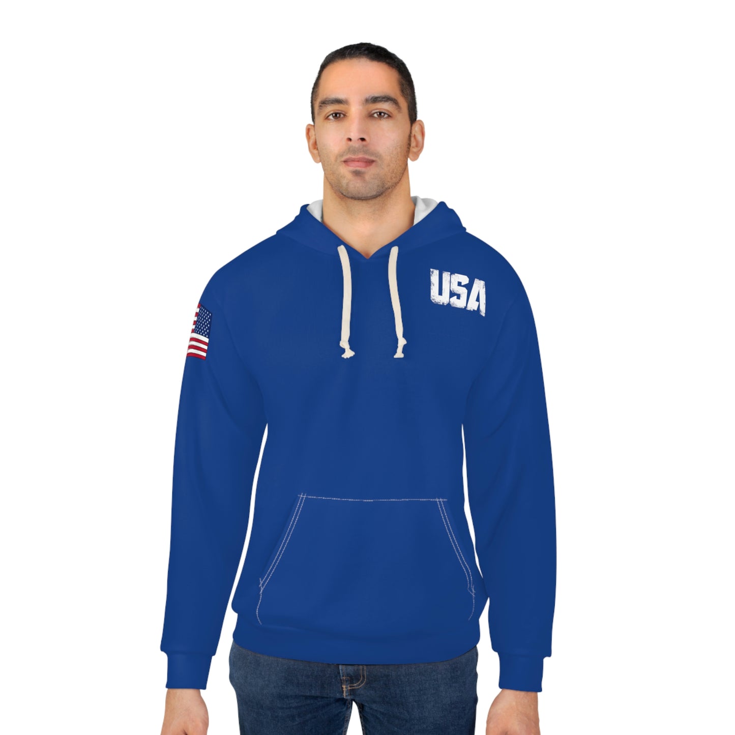 America - Troops Shadow Dark Blue Hoodie