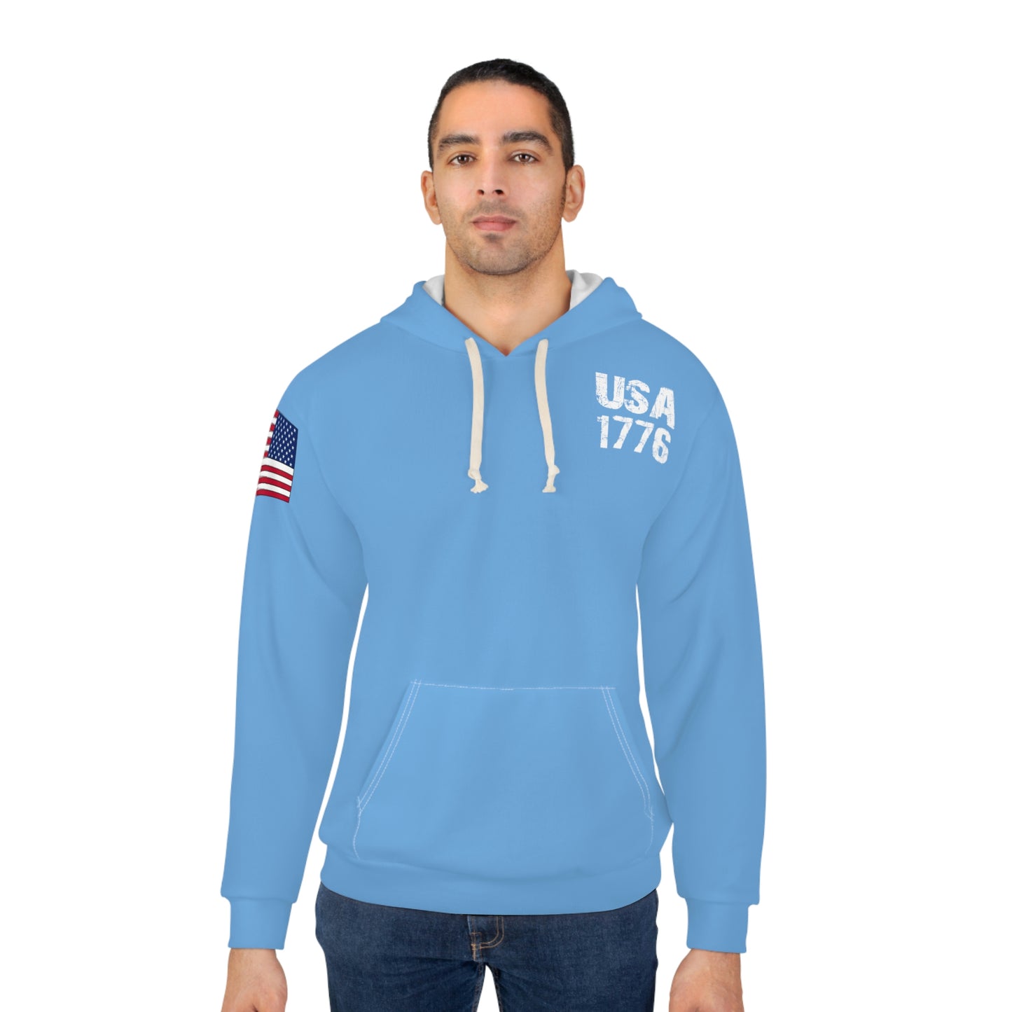 GOD's Country - USA Light Blue Hoodie