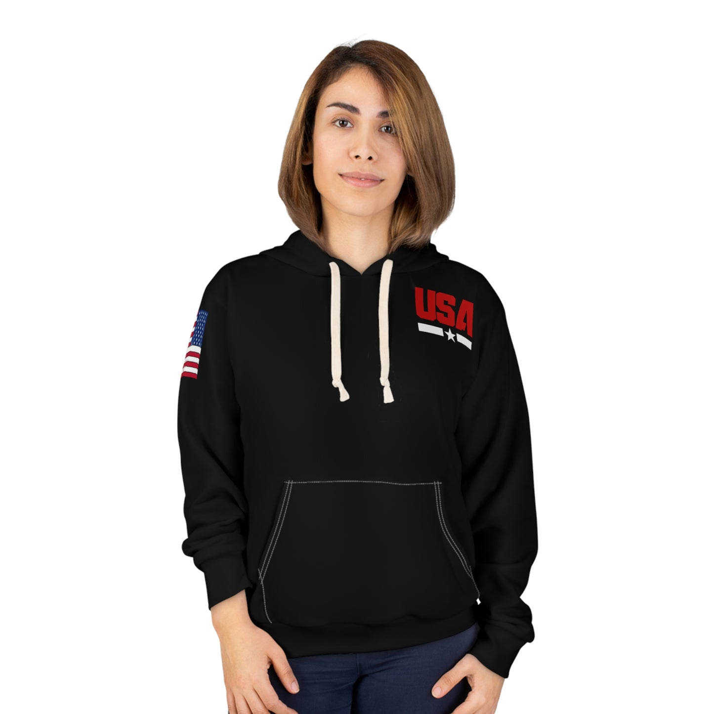 USA - Young Patriot Black Hoodie