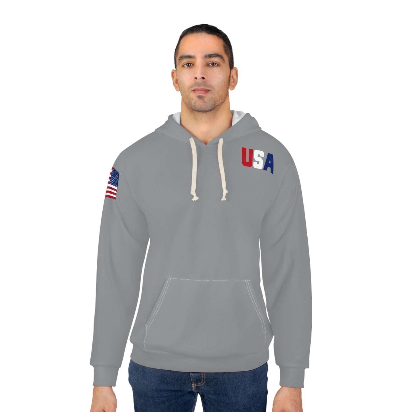 USA - 1776 Grey Hoodie
