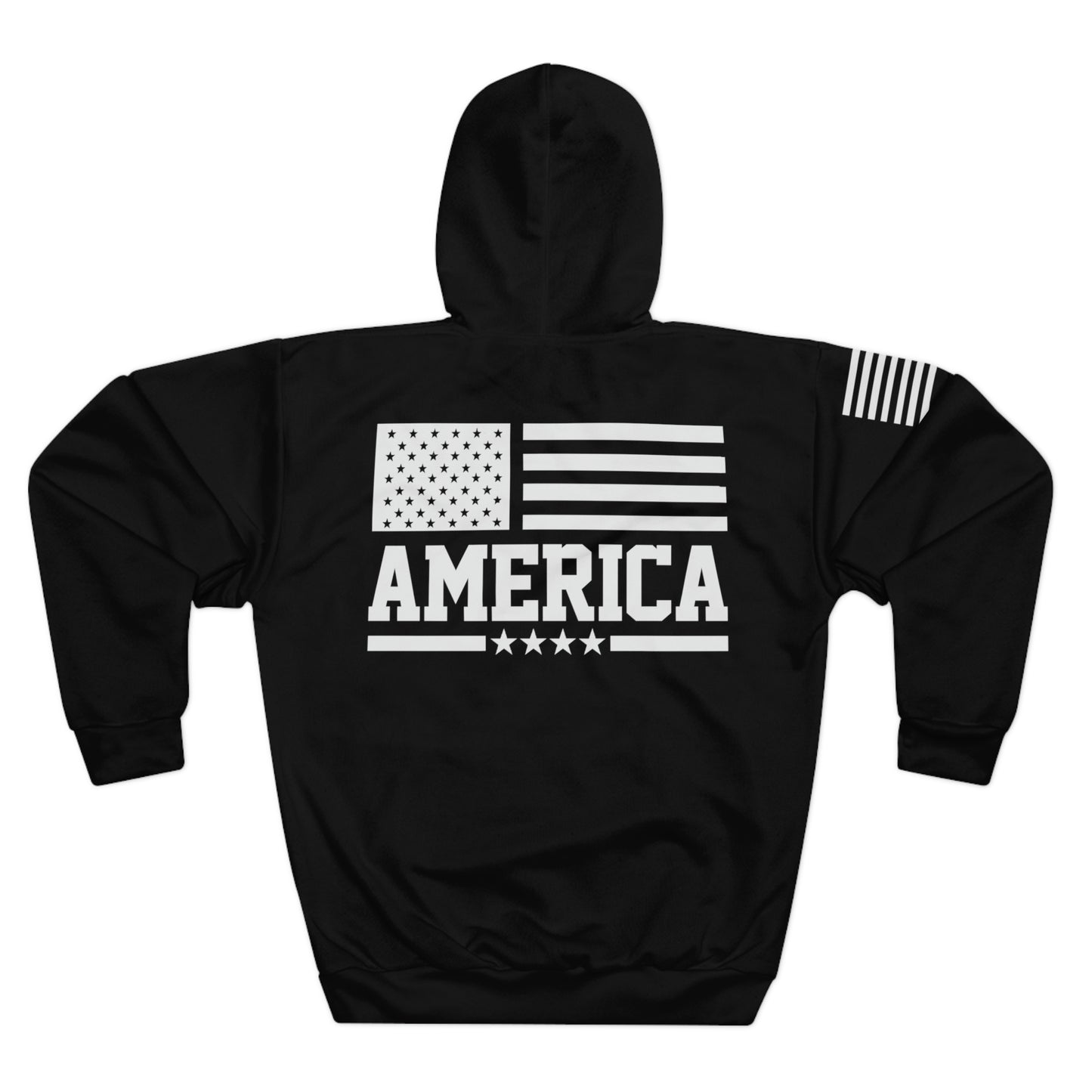 USA - America Black Hoodie