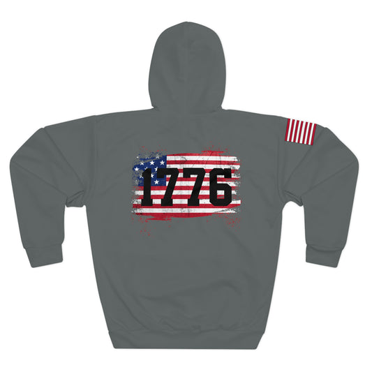 1776 - Color Flag Dark Grey Hoodie