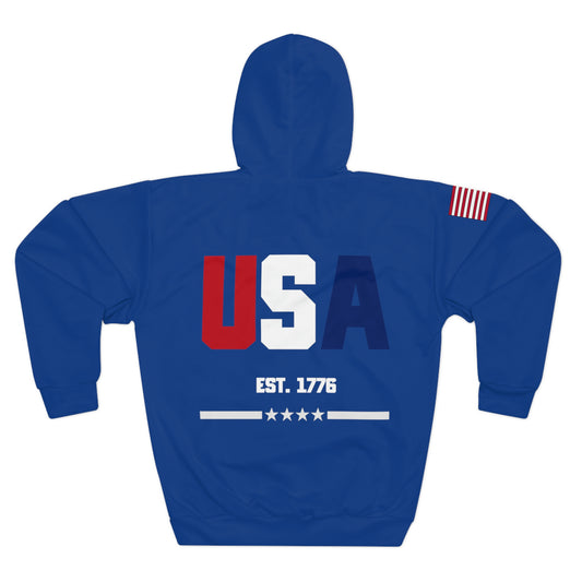 USA - 1776 Dark Blue Hoodie