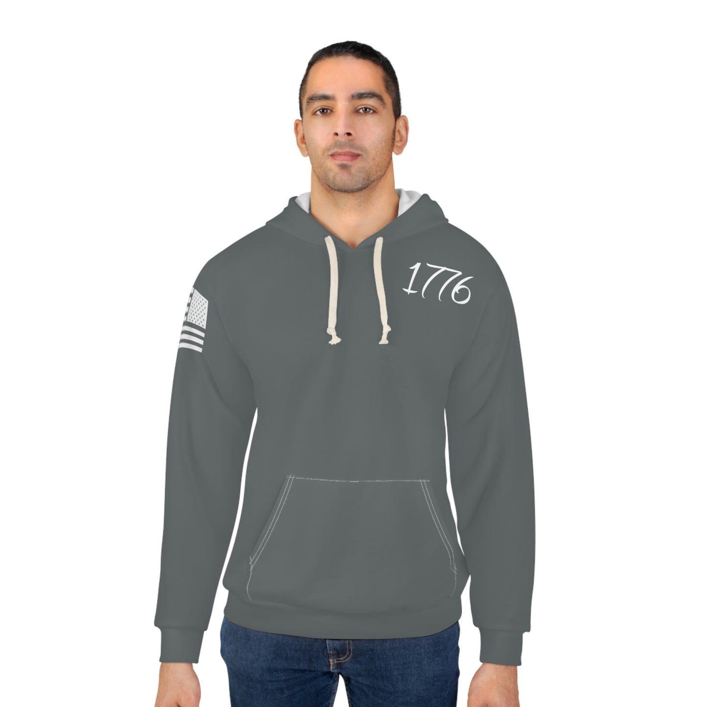 1776 - We The People Dark Grey Hoodie