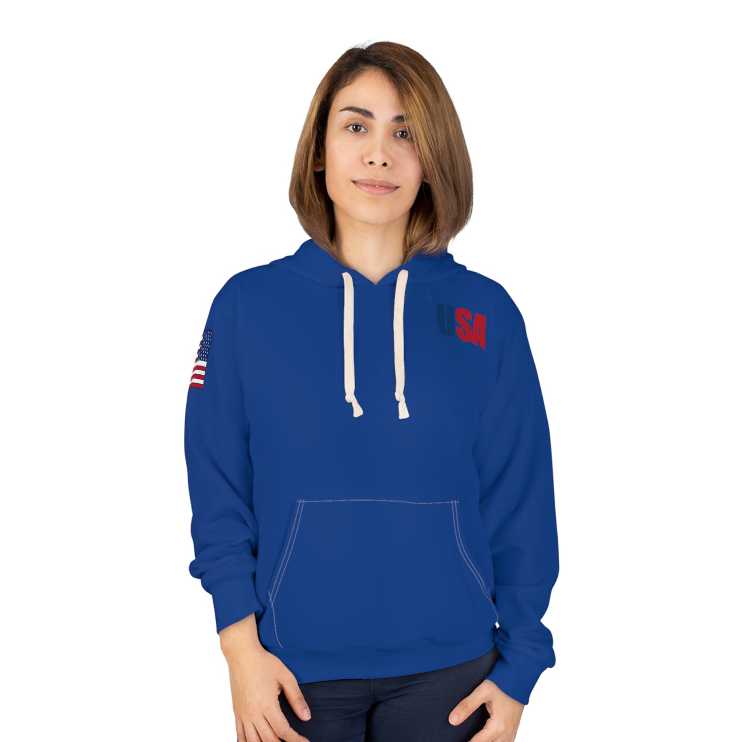 America - USA - Flag Dark Blue Hoodie