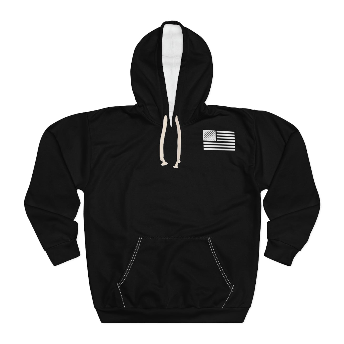 1776 - Flag Black Hoodie