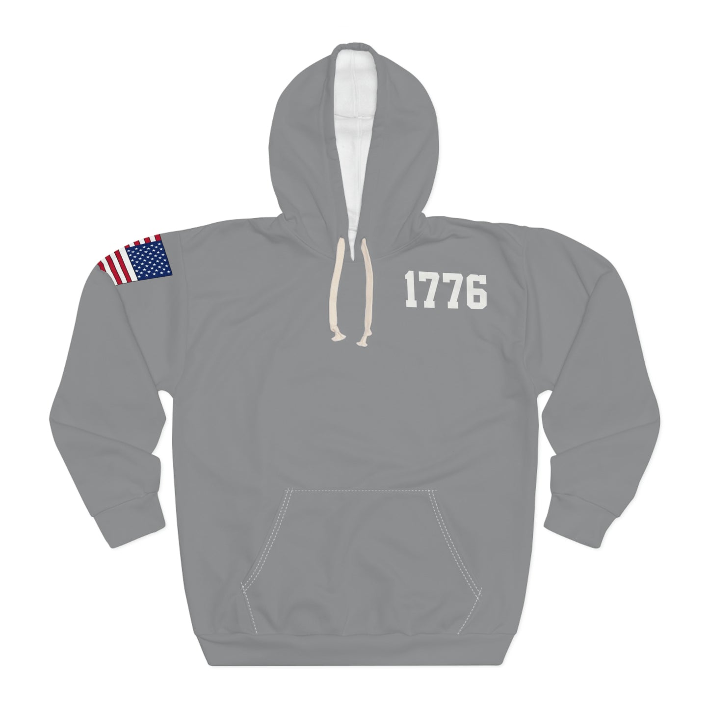 1776 - Color Flag Grey Hoodie