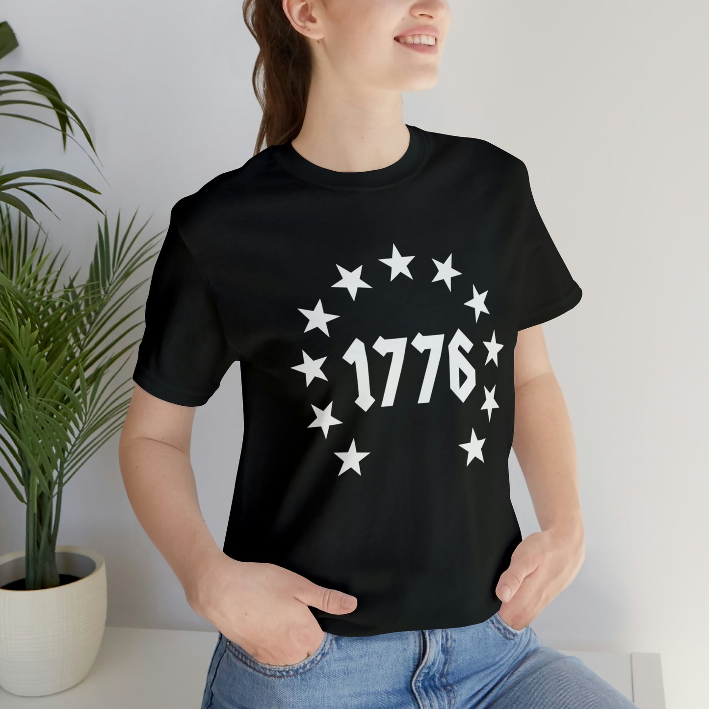 1776 Black & White - Short Sleeve Tee