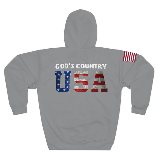 GOD's Country - USA Grey Hoodie