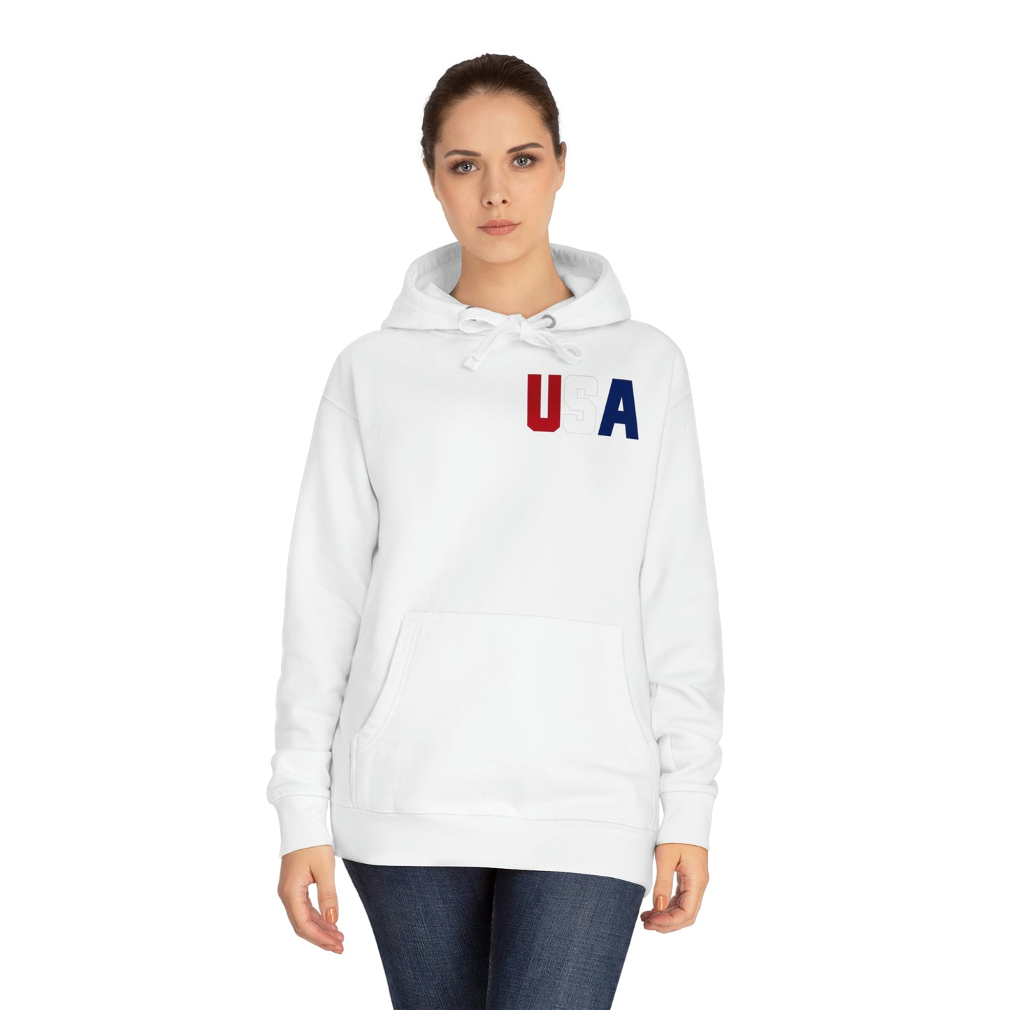 USA - 1776 Black or White Hoodie