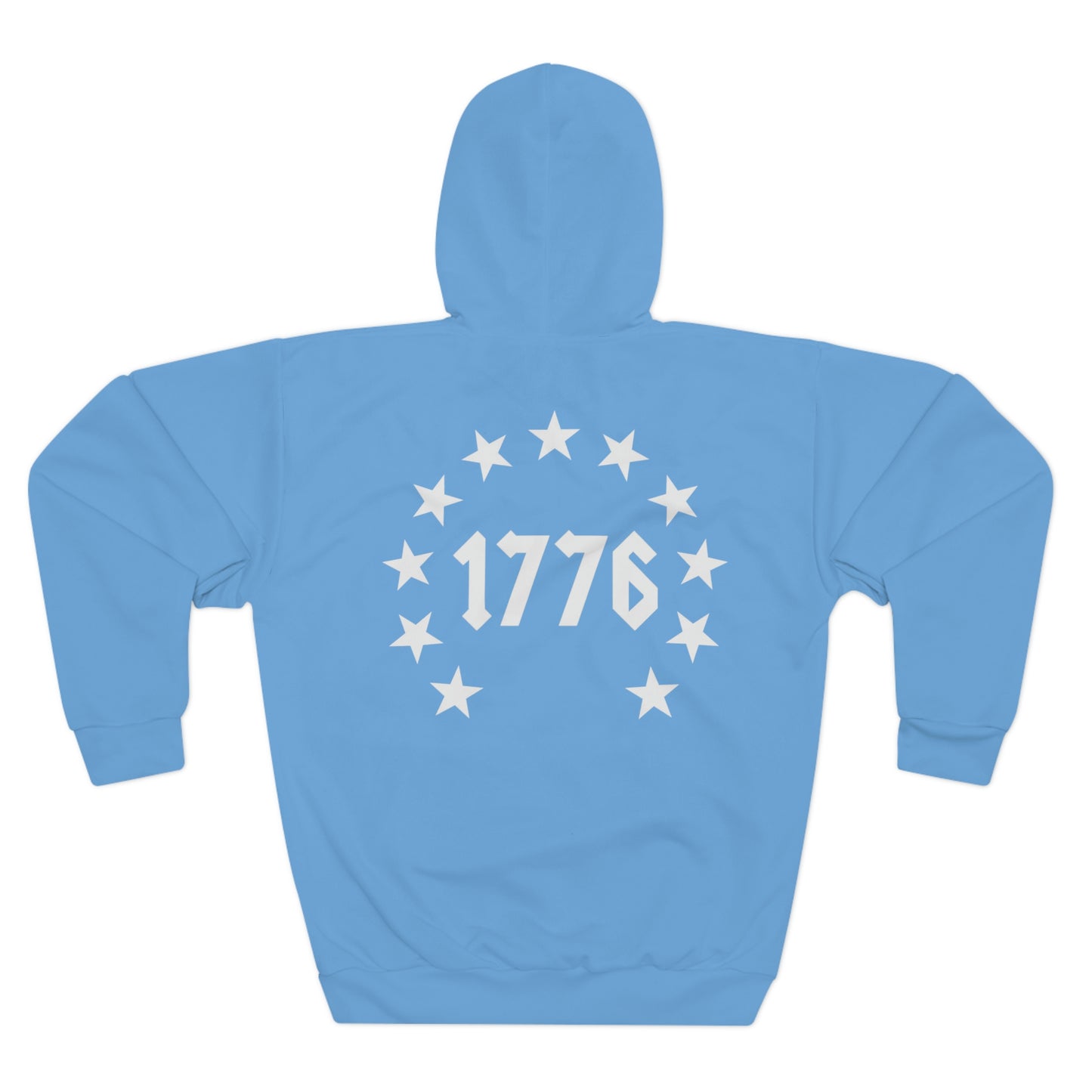 1776 - Flag Light Blue Hoodie