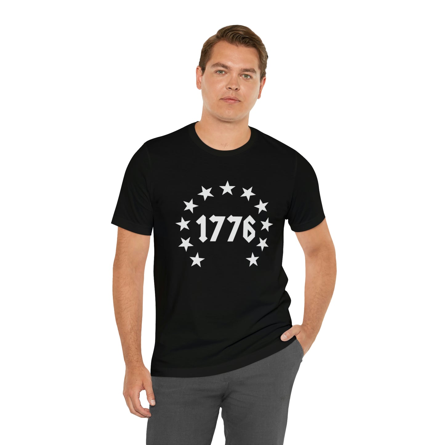 1776 Black & White - Short Sleeve Tee