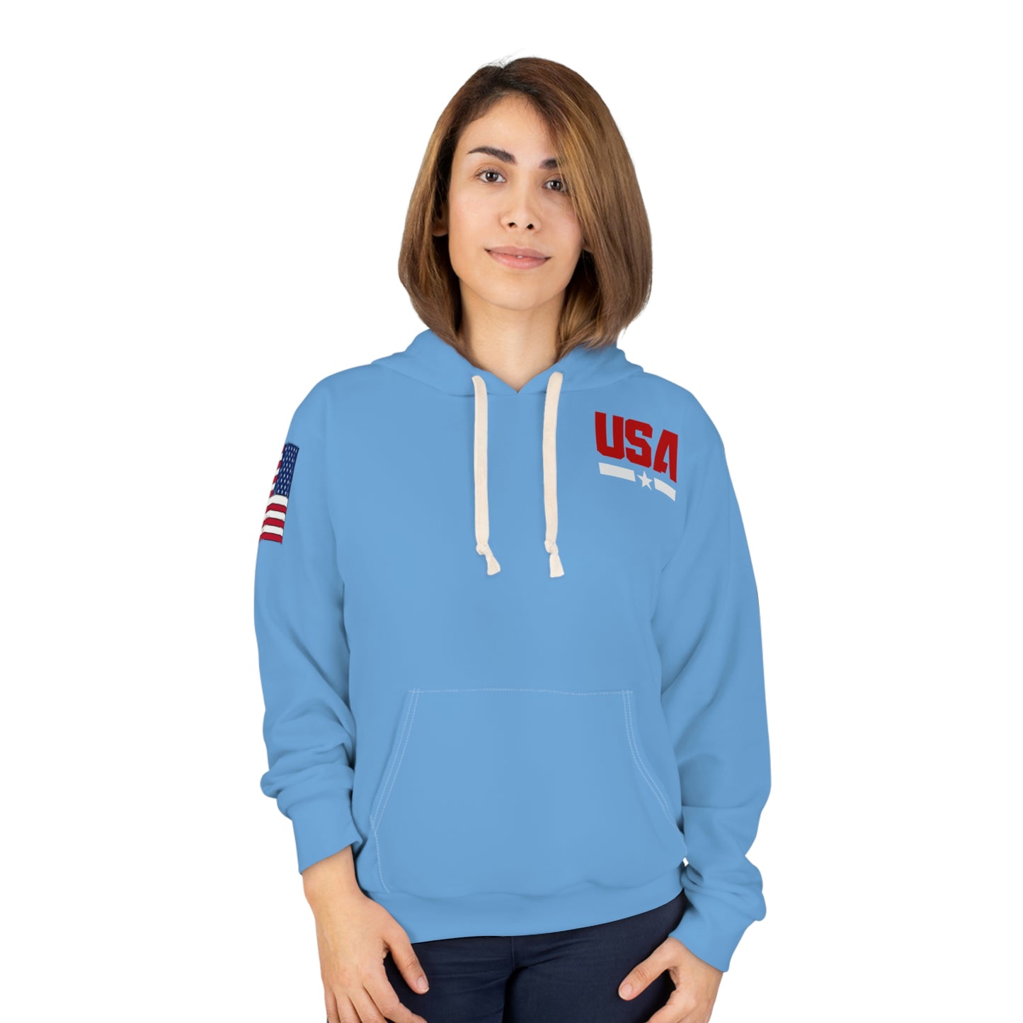 USA - Young Patriot Light Blue Hoodie