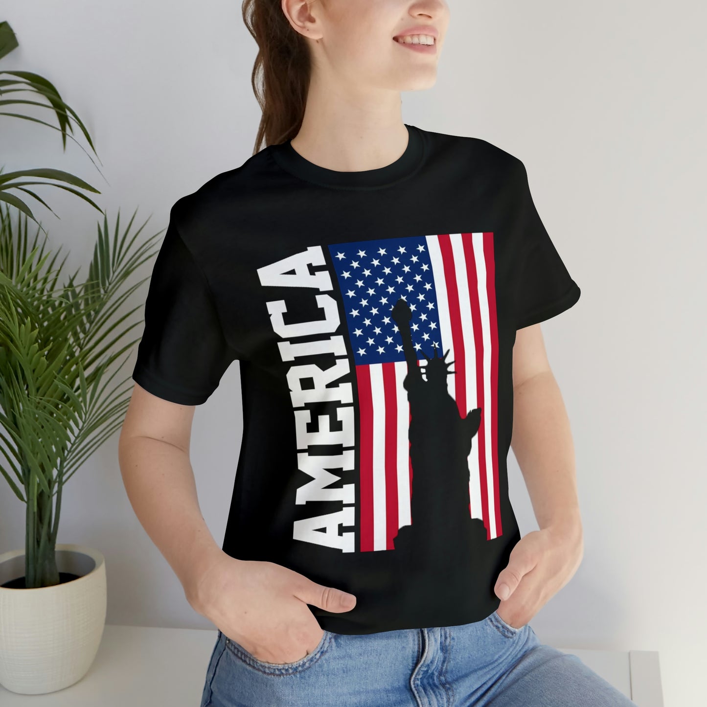 America Liberty Color - Short Sleeve Tee