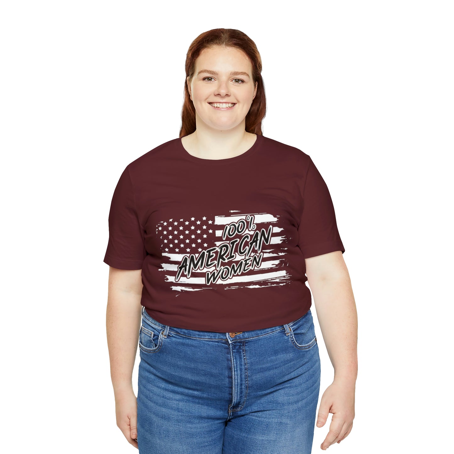 100% American Woman - Short Sleeve Tee