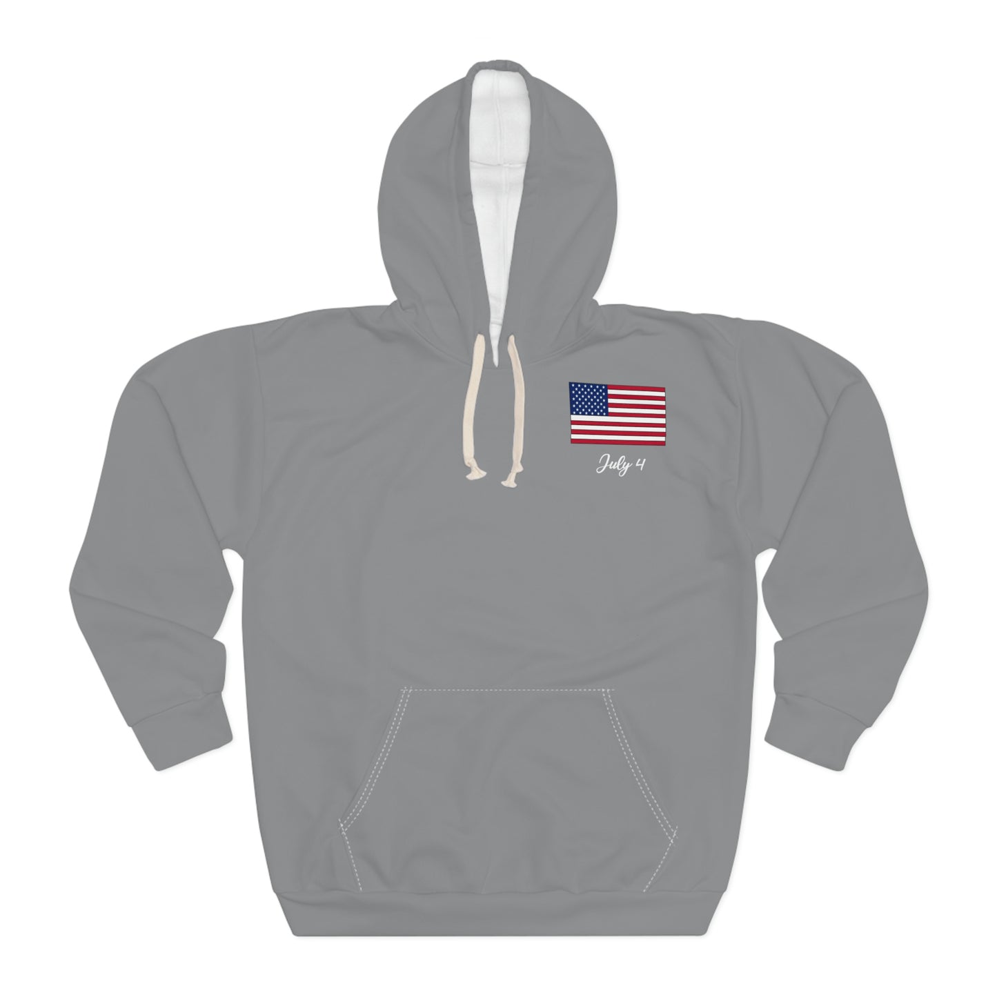 Freedom Over Fear Grey Hoodie