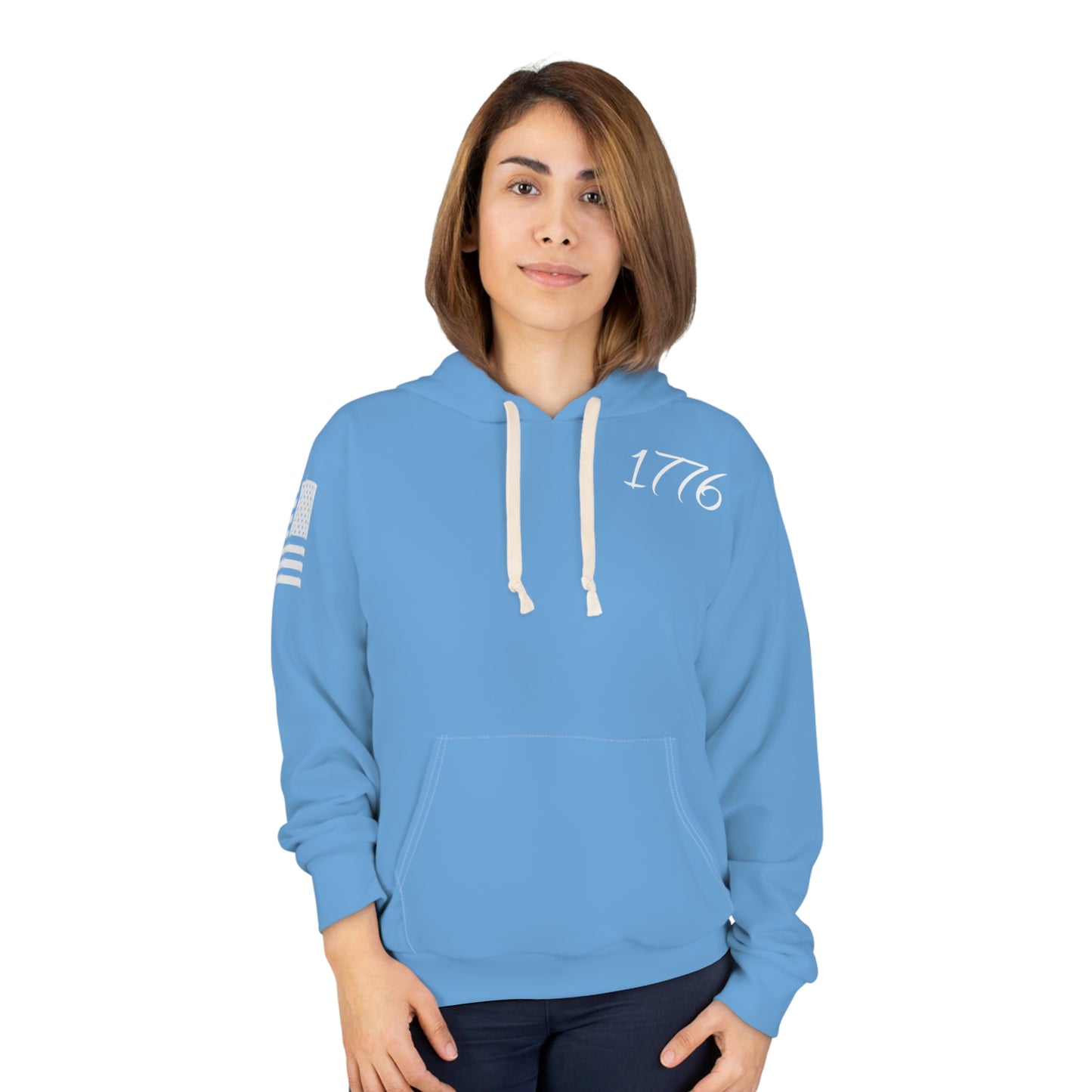 1776 - We The People Light Blue Hoodie