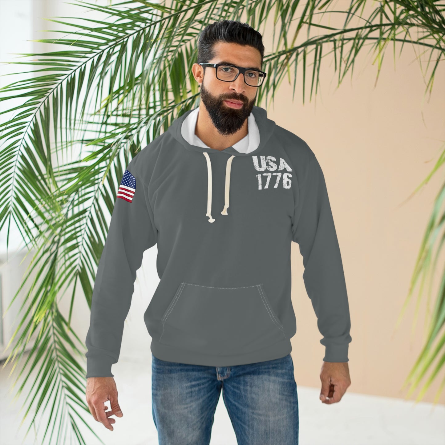 GOD's Country - USA Dark Grey Hoodie