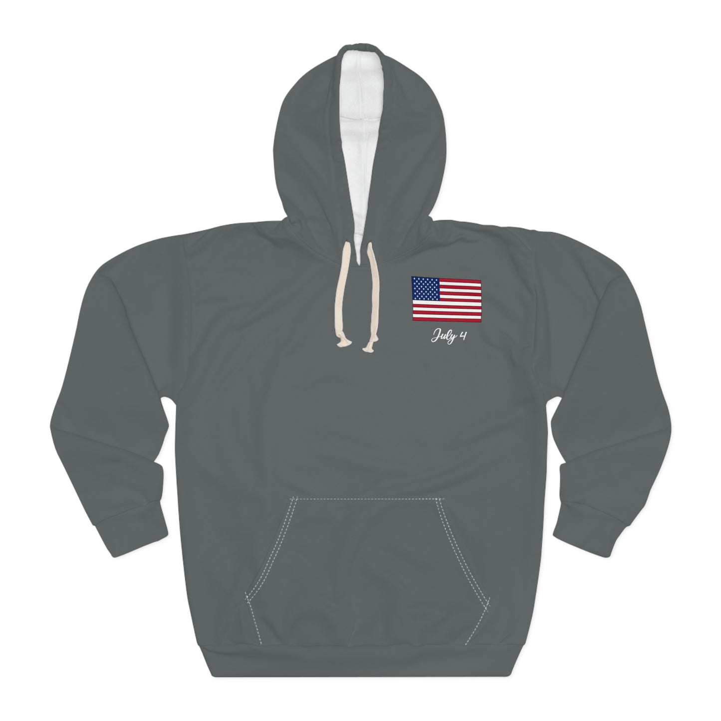 Freedom Over Fear Dark Grey Hoodie