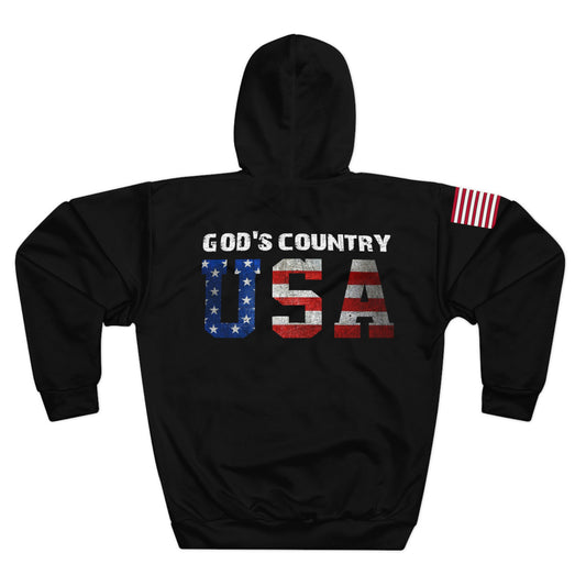 GOD's Country - USA Black Hoodie