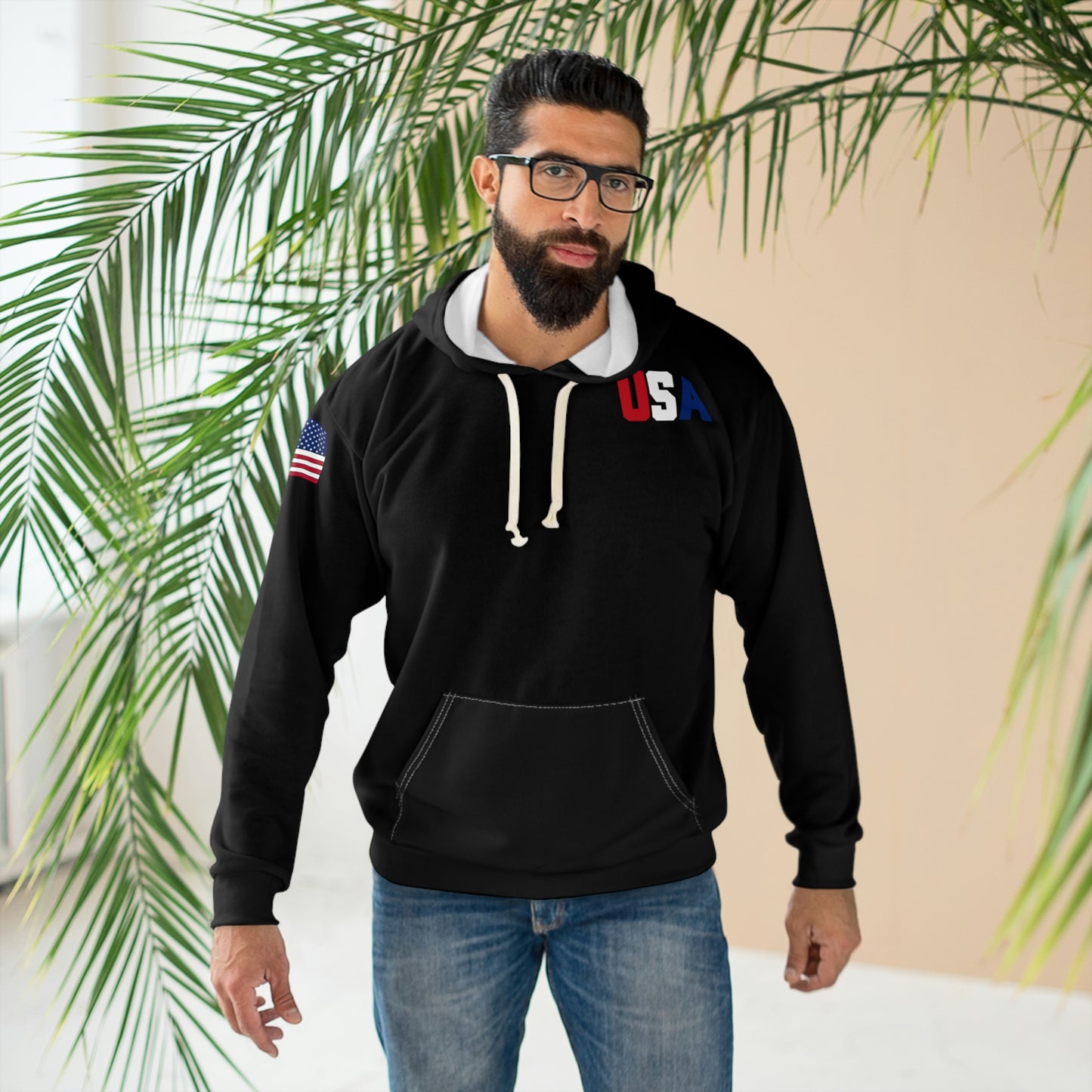 USA - 1776 Black Hoodie