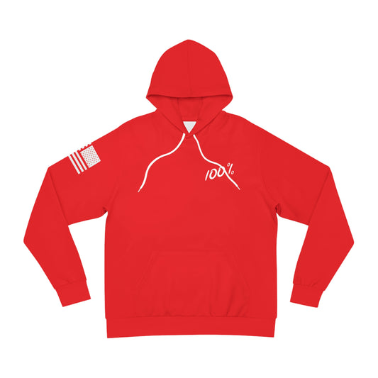100% American Woman Red Hoodie