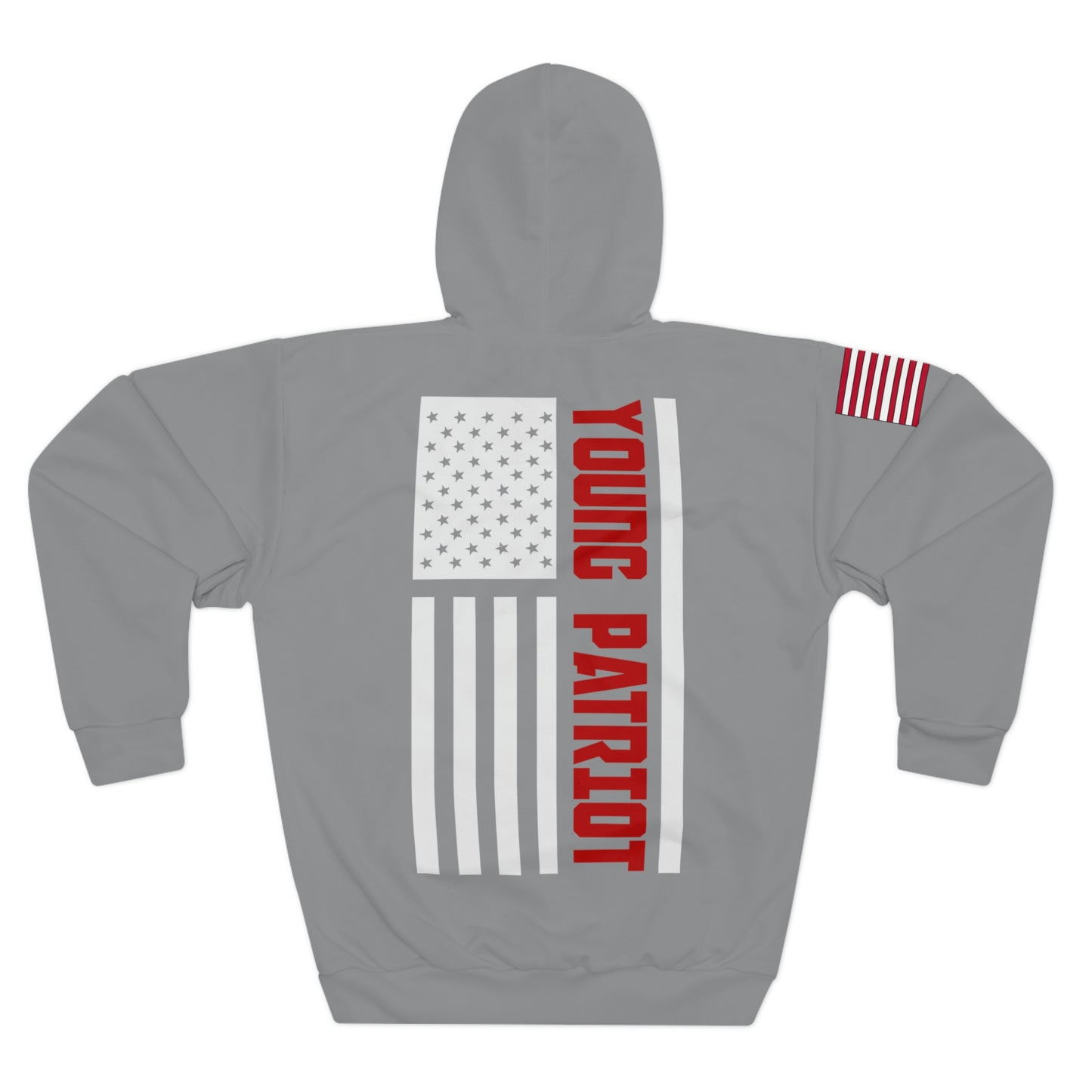 USA - Young Patriot Grey Hoodie