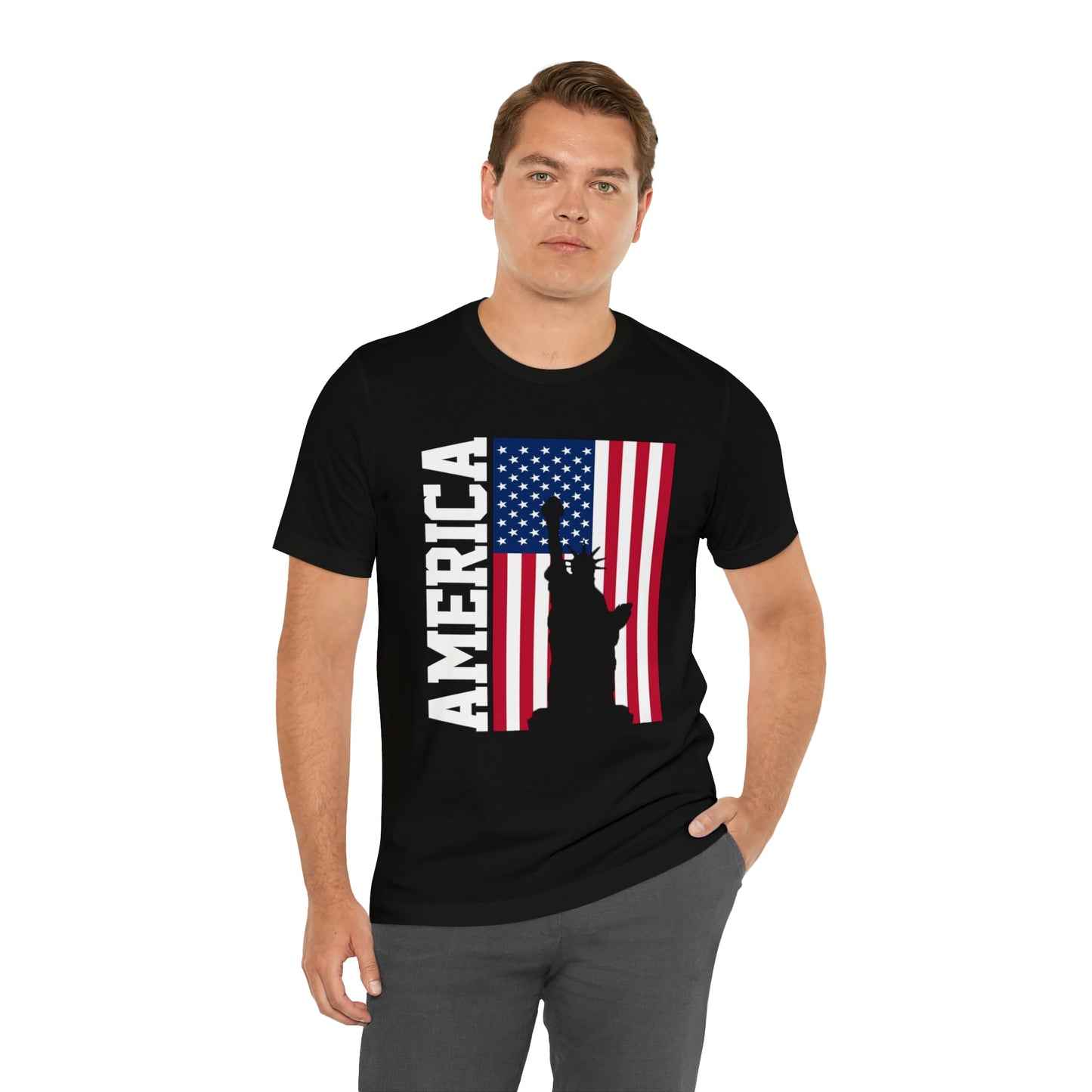 America Liberty Color - Short Sleeve Tee