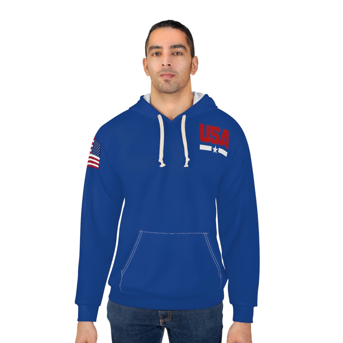 USA - Young Patriot Dark Blue Hoodie