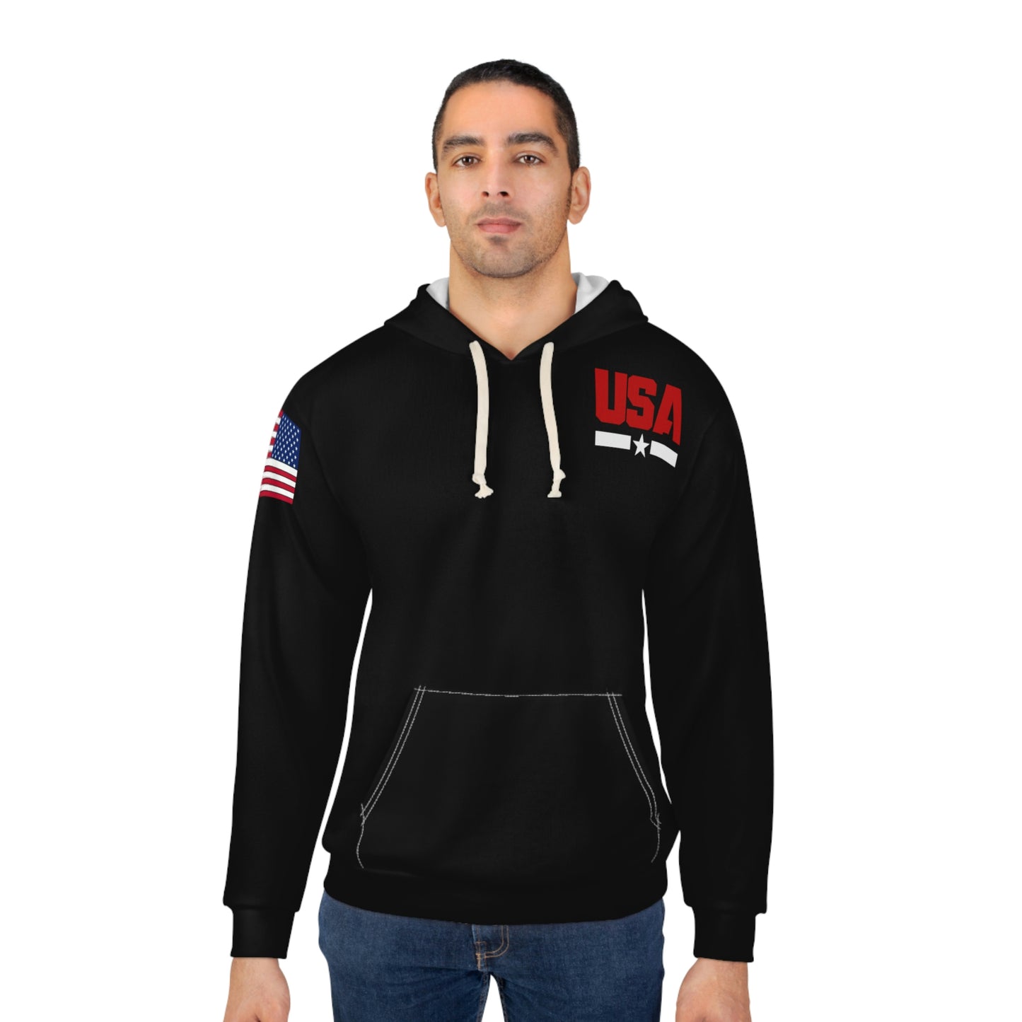 USA - Young Patriot Black Hoodie