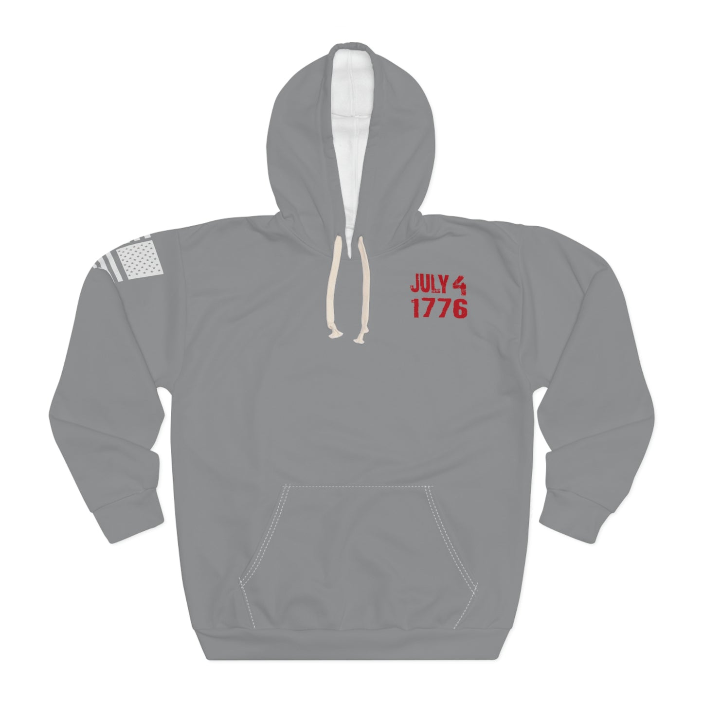 July 4th - 1776 Grey Hoodie