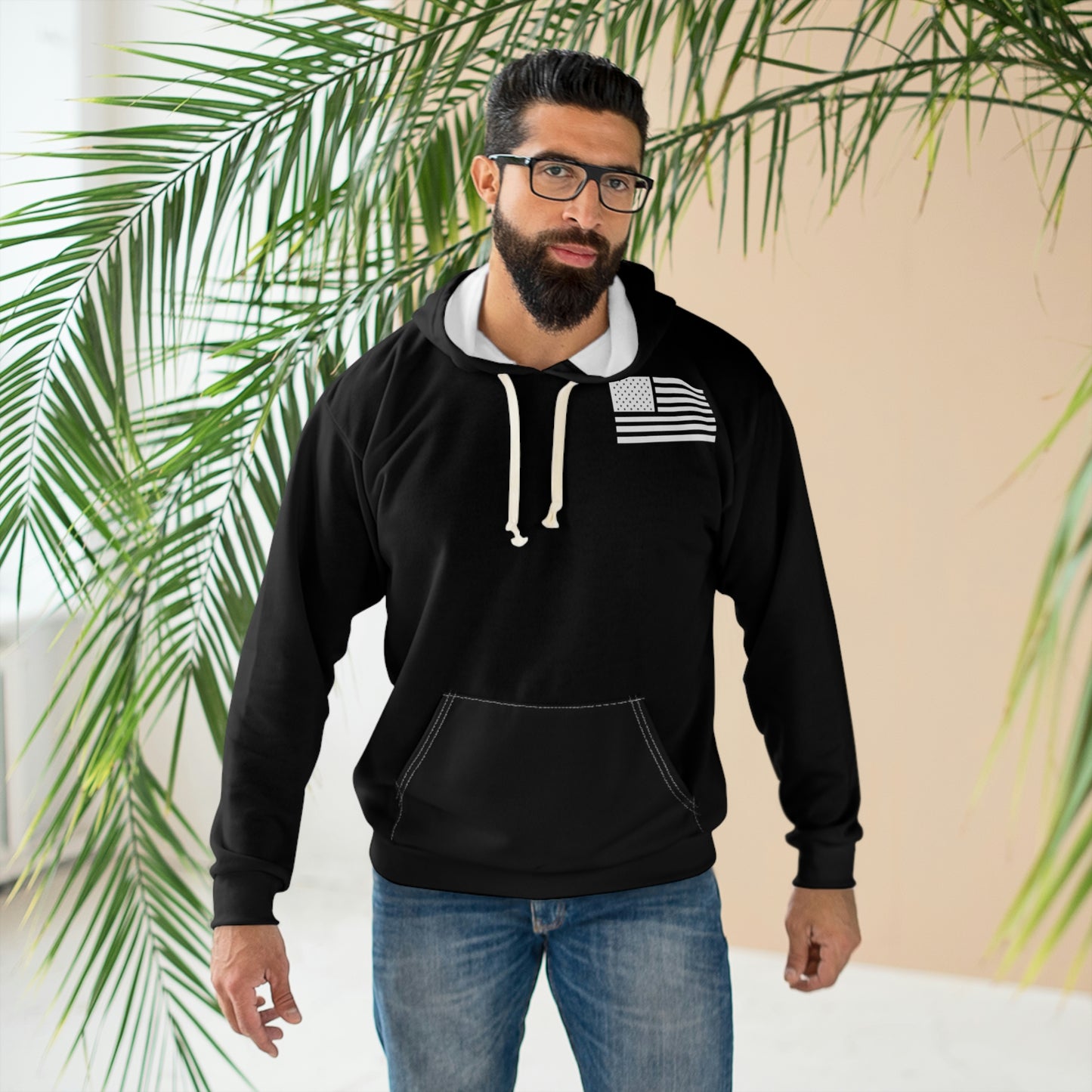 Flag - USA - 1776 Black Hoodie