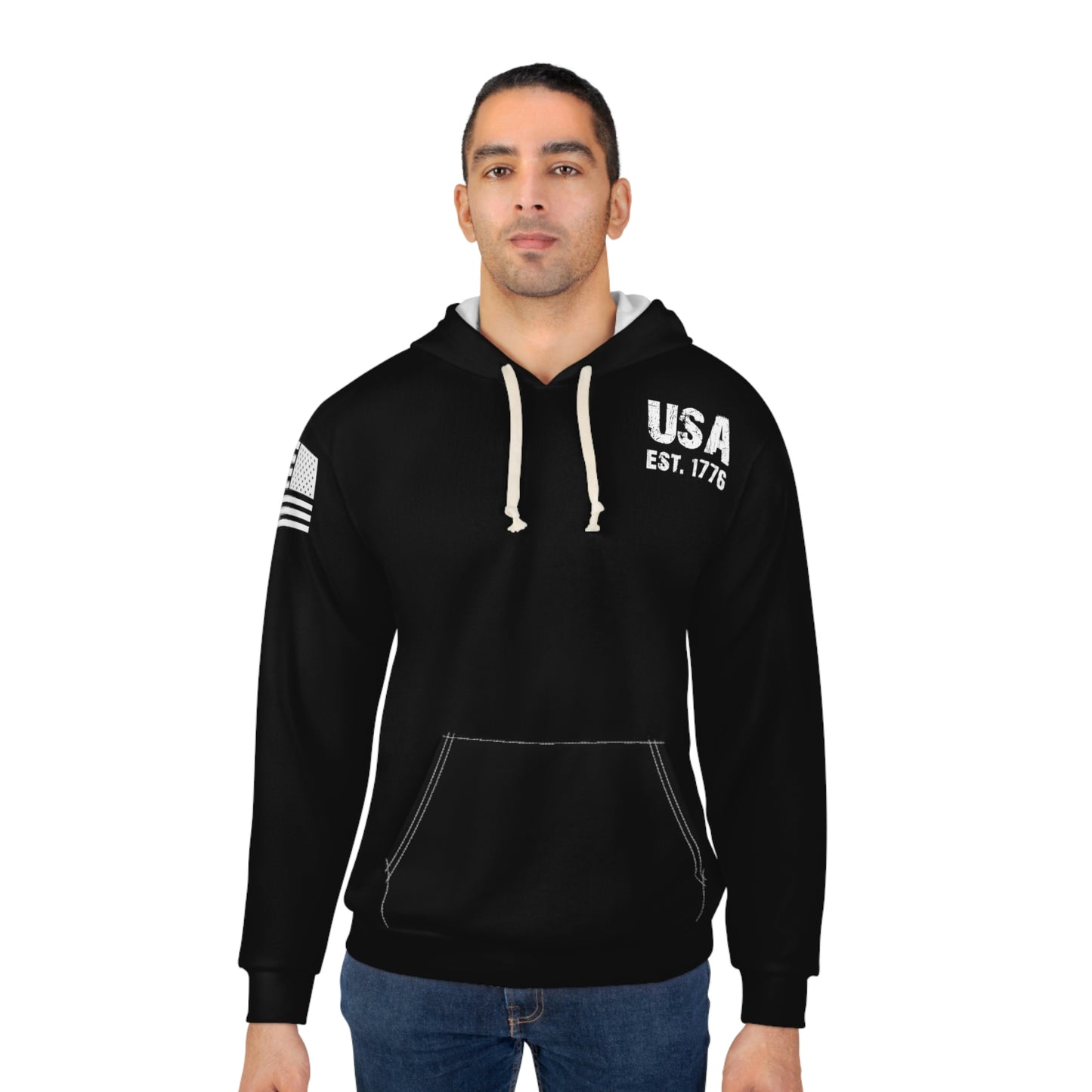 USA - Merica Black Hoodie
