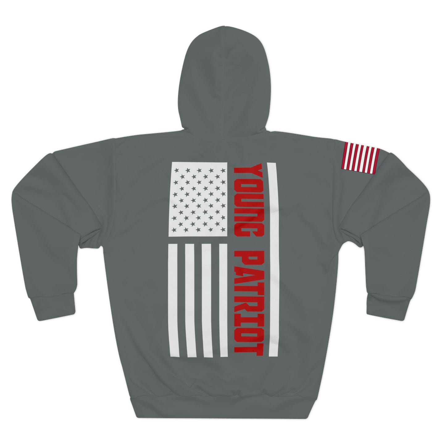 USA - Young Patriot Dark Grey Hoodie