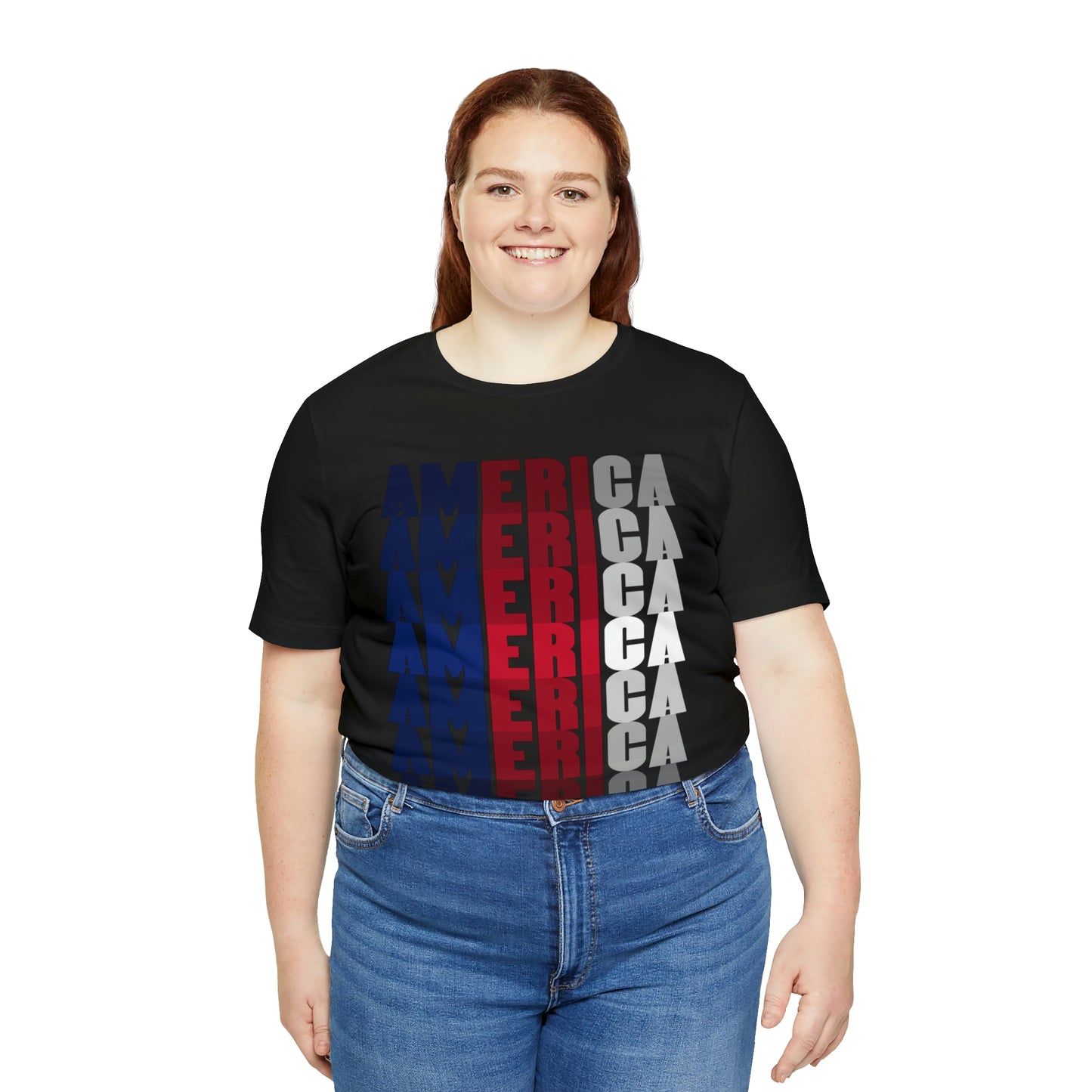 America Color Full Print - Short Sleeve Tee