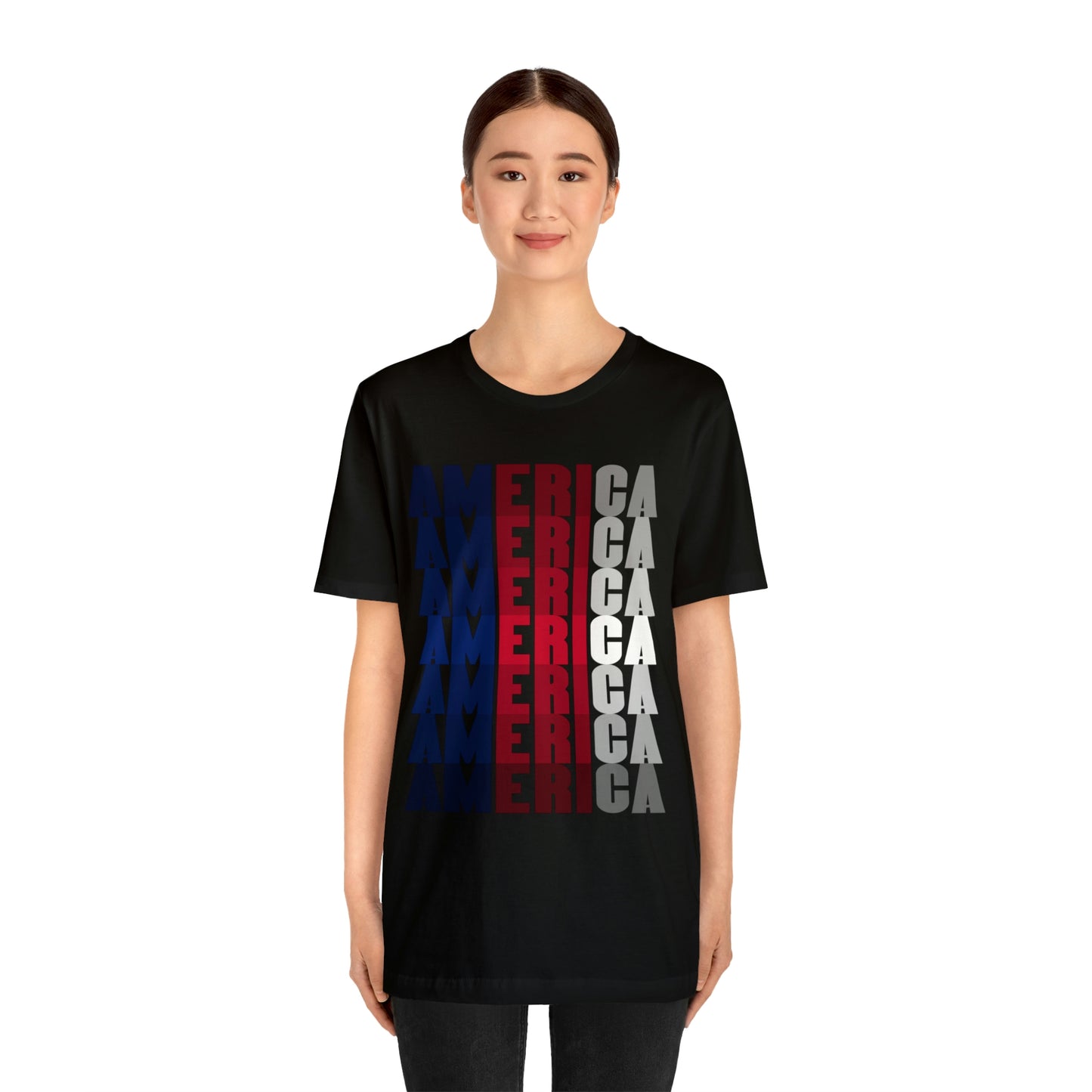 America Color Full Print - Short Sleeve Tee