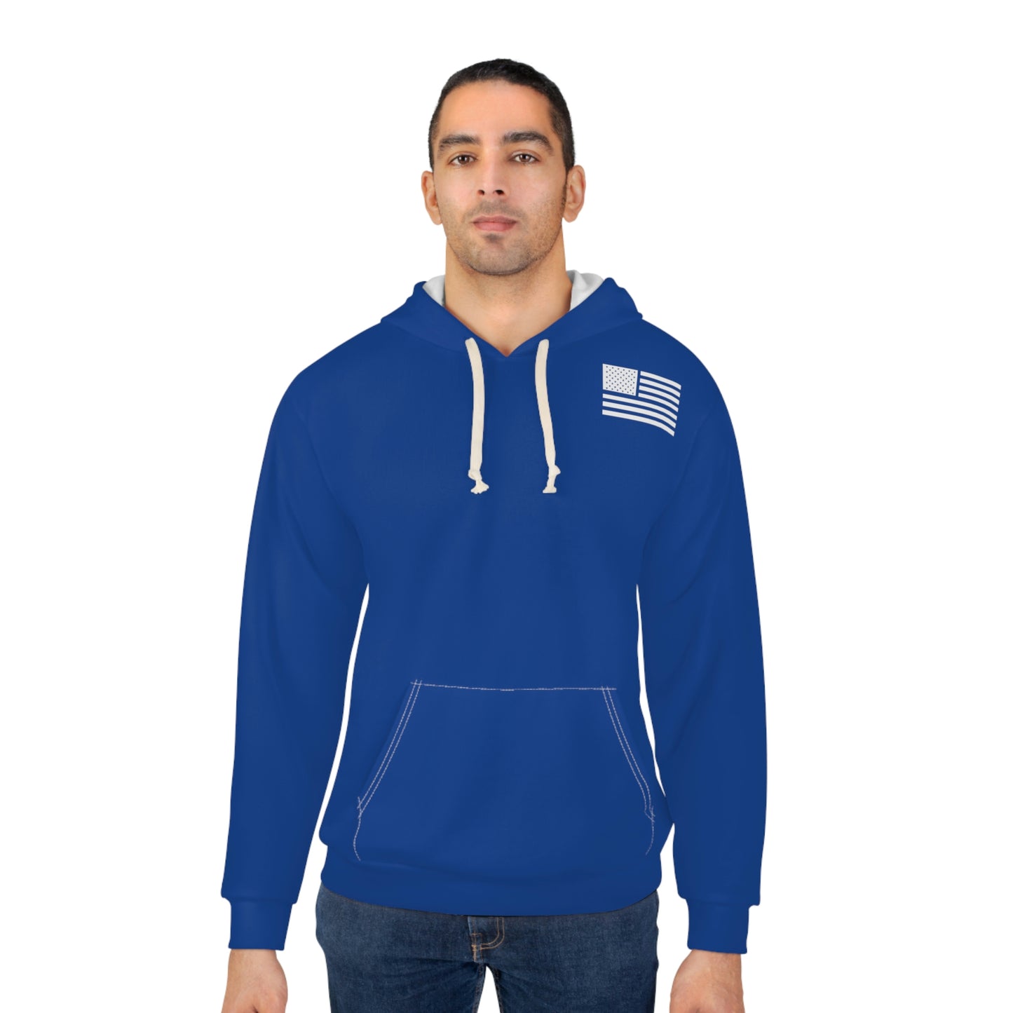 1776 - Flag Dark Blue Hoodie