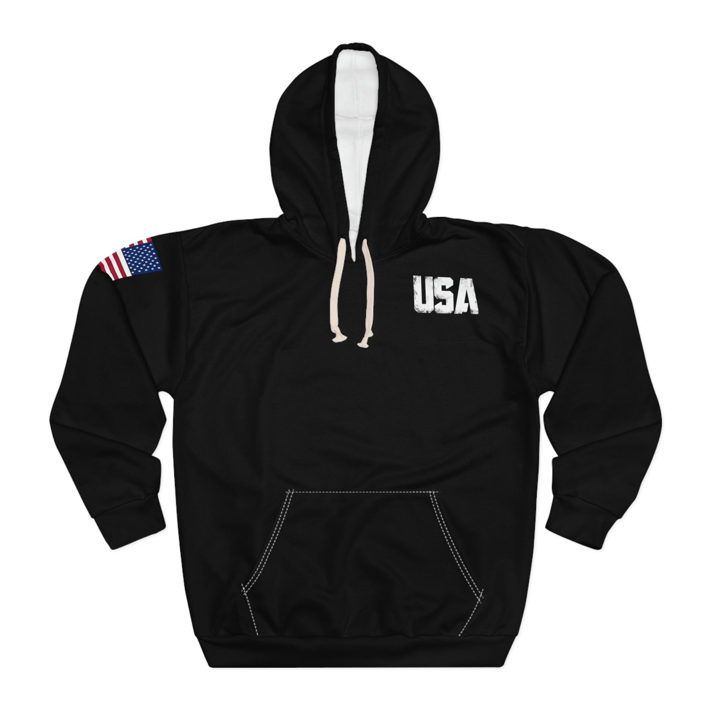 America - Troops Shadow Black Hoodie